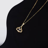 925 Silver Zircon CZ Choker Necklace 18K Skirt for Women