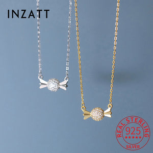 925 Silver Zircon Candy Choker Necklace Women Jewelry