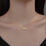 925 Silver Zircon Candy Choker Necklace Women Jewelry