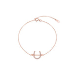 925 Silver Zircon U Chain Bracelet Women Party Jewelry