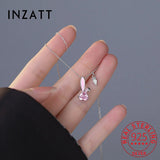 925 Silver Zircon Rabbit Carrot Choker Necklace Women Fine Jewelry