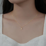 925 Silver Zircon Rose Choker Necklace Women Jewelry