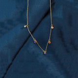 925 Silver Zircon Choker Necklace Women Party Jewelry