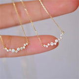 925 Silver Zircon Pendant Necklace Women Fine Jewelry