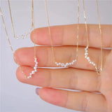 925 Silver Zircon Pendant Necklace Women Fine Jewelry