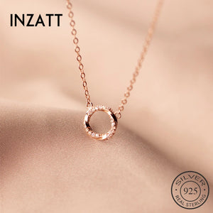 925 Silver Zircon Twist Choker Necklace for Women