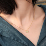 925 Silver Tree Pendant Necklace For Women Fine Jewelry Gift
