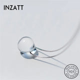 Water Drop Choker Pendant Necklace 925 Sterling Silver Jewelry
