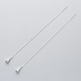 925 Sterling Silver Tassel Tower Dangle Drop Earrings For Women