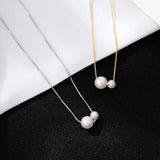 925 Silver Pearl Choker Necklace Classic Jewelry
