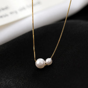 925 Silver Pearl Choker Necklace Classic Jewelry