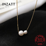 925 Silver Pearl Choker Necklace Classic Jewelry