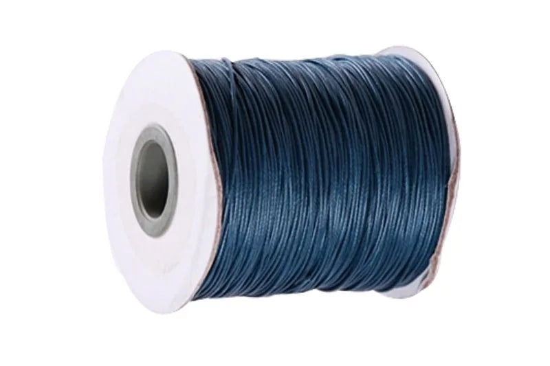 INk BLue Korea Polyester Wax Cord Waxed Thread+0.5mm Jewelry Findings