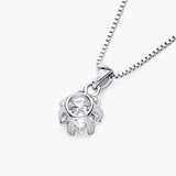 1.0 Carat Moissanite Snowflake Pendant Necklace