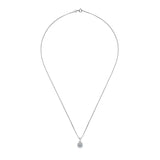 1.0 Carat Moissanite Snowflake Pendant Necklace