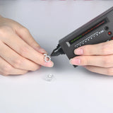 0.48ct Total Round D Moissanite Diamond Stud Earrings 925 Silver