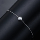 1CT Moissanite Diamond Bracelet 925 Silver
