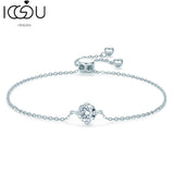 1CT Moissanite Diamond Bracelet 925 Silver