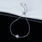1CT Moissanite Diamond Bracelet 925 Silver
