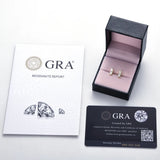 Rectangular Emerald Cut Moissanite Stud Earrings 925 Sterling Silver