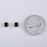 925 Silver 5mm Moissanite Stud Earrings