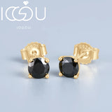 925 Silver 5mm Moissanite Stud Earrings