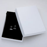3 Stone Moissanite Stud Earrings 100 Sterling Silver High Jewelry