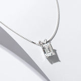 925 Silver Simulated Diamond Necklace for Women Big Sona Diamond Gift