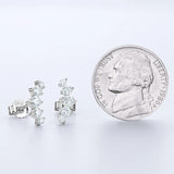 D VVS1 Moissanite Ear Crawler Earrings 925 Sterling Silver Jewelry Gift