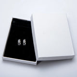 Men's D Moissanite Huggie Earrings 925 Sterling Silver