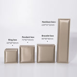 European-Style Jewelry Storage Box with Convex Edge Plush