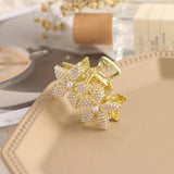Geometric Pearl Crystal Hair Clips Hair Accessories