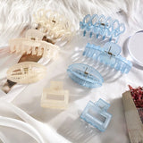 Acrylic Hair Claws Women Hair Clips Hairpins Barrette Headwear