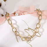 Punk Thick Chain Choker Necklace Gothic Clavicle Jewelry