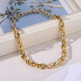 Punk Heavy Metal Chain Choker Necklace Women Goth Jewelry