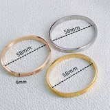 Titanium Steel Matte Ladies Bracelet Christmas Gift