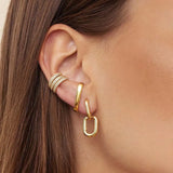 Mixed Set: Zircon Ear Cuffs Dangles