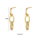 Silver Piercing Ear Cuff Stud Hoop Earrings Set Party Jewelry