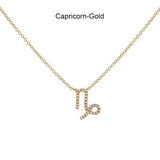 CZ Constellation Planet Necklace Pendant for Women