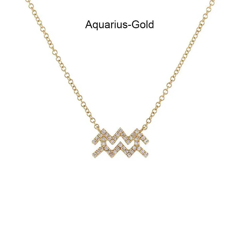CZ Constellation Planet Necklace Pendant for Women
