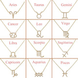 CZ Constellation Planet Necklace Pendant for Women
