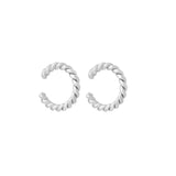 Women's Retro Twisted Cuff Clip-On Earrings, No Piercing