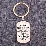 Medical Tools Syringe Pendant Keyring