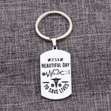 Medical Tools Syringe Pendant Keyring