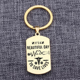 Medical Tools Syringe Pendant Keyring