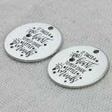 Big Heart Little Minds Necklace Charms Gift, 5Pcs/Lot