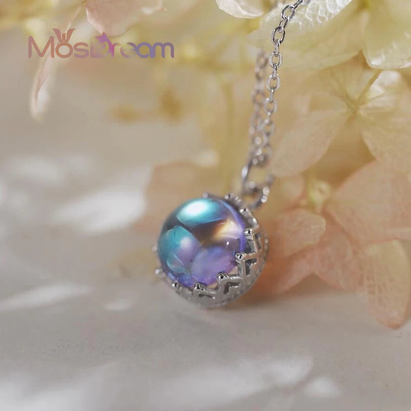 Aurora Pendant Necklace Crystal Romantic Jewelry Gift