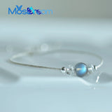 Labradorite Heart Forever Bracelet Delicate Hand Strap Romantic Gift