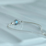 Labradorite Heart Forever Bracelet Delicate Hand Strap Romantic Gift