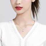 Moonlight Star on The Sea Pendant Necklace S925 Sterling Silver